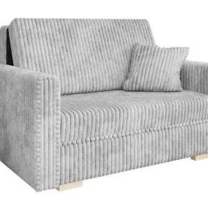 Denegal 2-sits liten bäddsoffa i Sammet Grå - Möbler Sista chansen