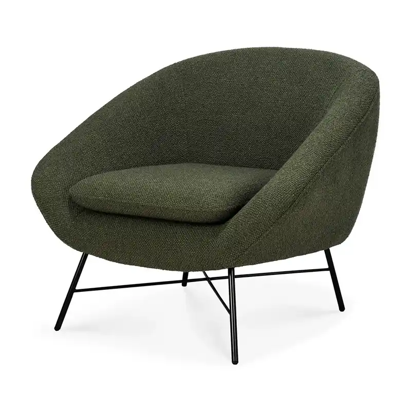 Barrow Fåtölj Pine Green Bästa pris