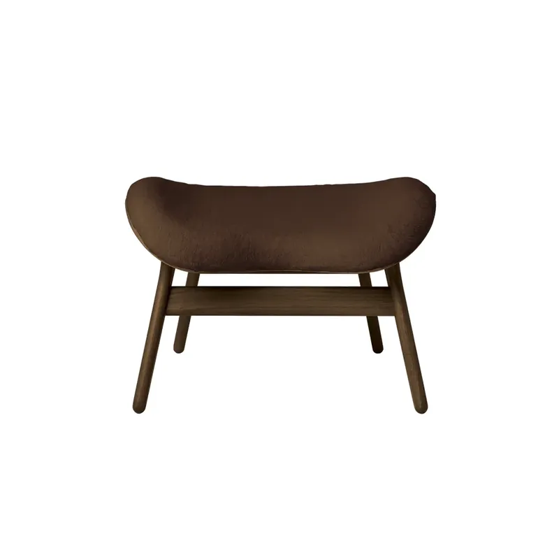 A Conversation Piece Ottoman Fotpall Dark Oak/Teddy Brown Populärt val