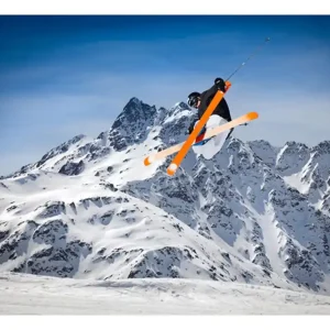 Begränsat antal Fototapet Mountain Ski 300x231 - Inredning & dekor