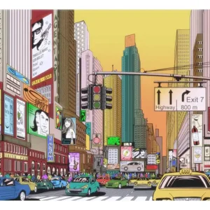 Bästa pris FOTOTAPET Rush Hour NY 300x231 - Inredning & dekor