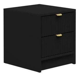 Nyhet Kintore Sängbord 35 cm Svart - Möbler