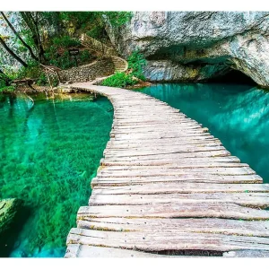 Beställ nu Fototapet Plitvice Lakes National Park Croatia 150x105 - Inredning & dekor