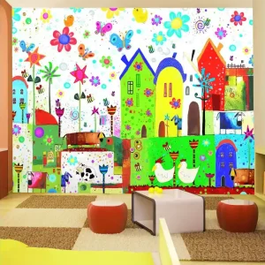 Snabb frakt Fototapet Happy Farm 300x210 - Inredning & dekor