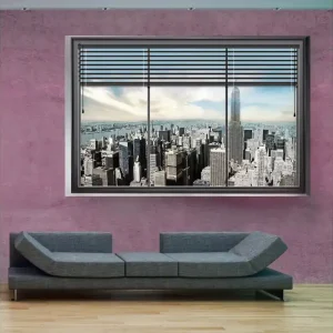 Beställ nu FOTOTAPET New York Window II 300x210 - Inredning & dekor