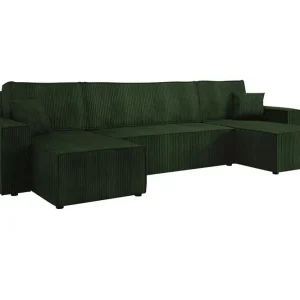 Magston 4-sits Hörnbäddsoffa Grön - Möbler Fynd