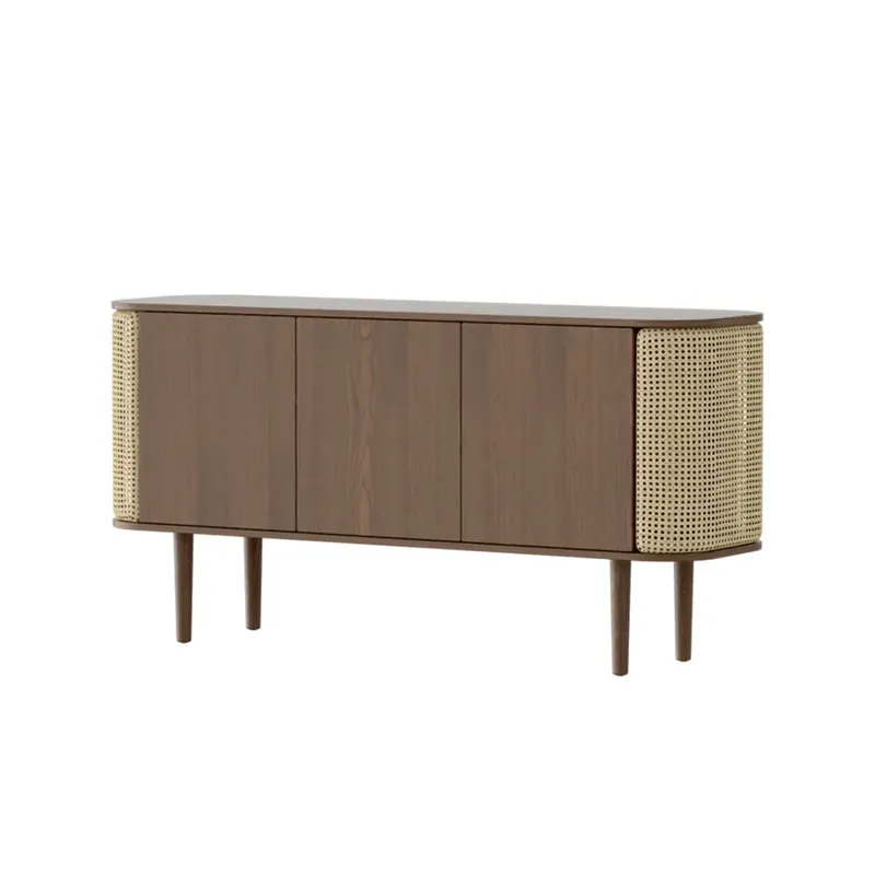 Treasures 3-dörrars skåp Dark Oak/Venetian Cane Snabb leverans