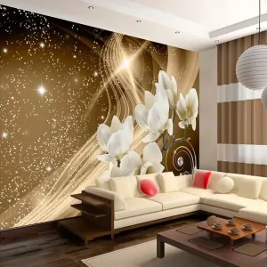 Trygg betalning Fototapet Golden Milky Way 300x210 - Inredning & dekor