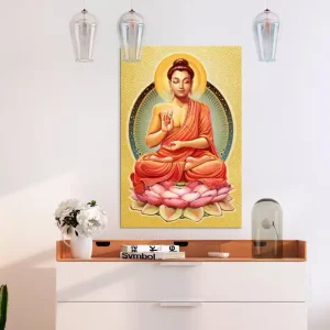 Tavla Peace of Buddha (1 Part) Vertical 60x90 - Inredning & dekor Köp online