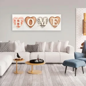TAVLA Four Hearts (1 Part) Narrow 120x40 - Inredning & dekor Premium
