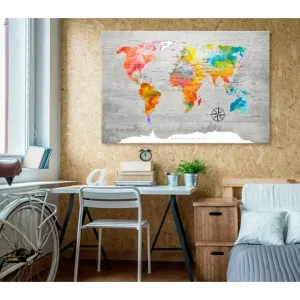 Tavla Multicolored Travels 120x80 - Inredning & dekor Begränsat erbjudande