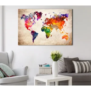 Tavla Colourful Universe 90x60 - Inredning & dekor Expressleverans