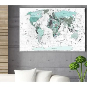 Trygg betalning TAVLA Cerulean Border 120x80 - Inredning & dekor