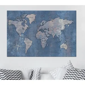 TAVLA Sapphire Planet 60x40 - Inredning & dekor Snabb frakt