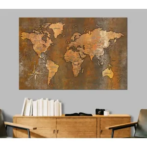 Tavla Rusty World 90x60 - Inredning & dekor Trygg betalning