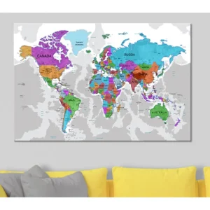 Tavla Territory of Colours 120x80 - Inredning & dekor Sista chansen
