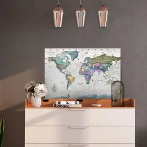 Tavla World Destinations (1 Part) Wide 120x80 - Inredning & dekor Expressleverans