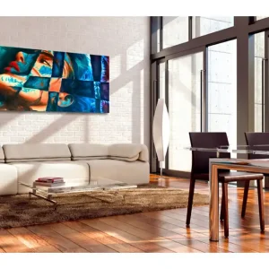 Tavla Azure Trap 120x40 - Inredning & dekor Fri frakt
