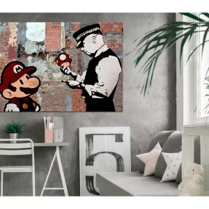 Tavla Banksy: One Last Time 90x60 - Inredning & dekor Köp online