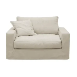 Nedsatt pris Scandinavian Choice Valencia Extra Djup Fåtölj med avtagbar och tvättbar klädsel Beige - Möbler