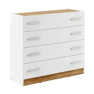 Dentro Byrå 100x40x90 cm Beige/Vit - Förvaring Erbjudande