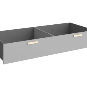 Pok Sänglåda 200x83x32 cm Svart/Grå - Möbler Populärt val