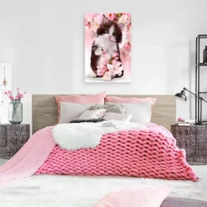 Begränsad tid TAVLA Sweet Kitty (1 Part) Vertical 60x90 - Inredning & dekor