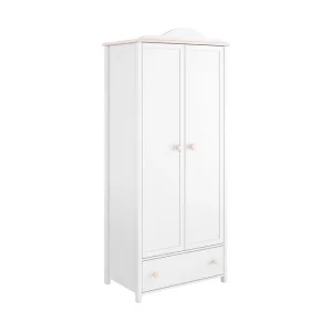 Hilts Garderob 85x196 cm Vit - Förvaring Fri frakt