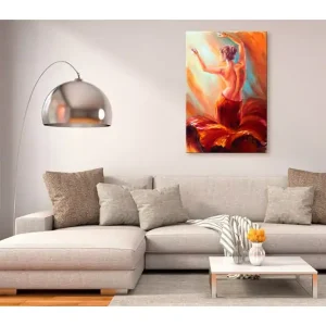 Snabb leverans Tavla Dancer of Fire 60x90 - Inredning & dekor