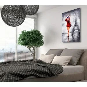 Trygg betalning TAVLA Lady in Paris 60x90 - Inredning & dekor