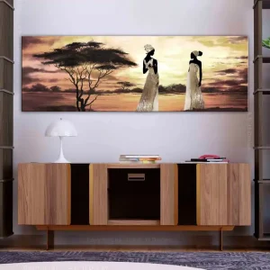 Beställ idag TAVLA African Goddesses (1 Part) Narrow 120x40 - Inredning & dekor
