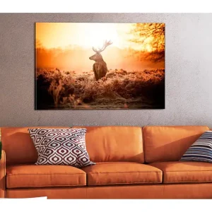 Tavla Deer in the Sun 120x80 - Inredning & dekor Kundfavorit