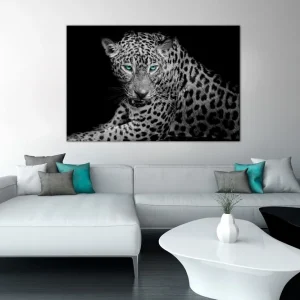 TAVLA Leopard Portrait (1 Part) Wide 90x60 - Inredning & dekor Köp online