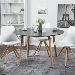 Bovio Matbord 120 cm Svart - Möbler Nedsatt pris