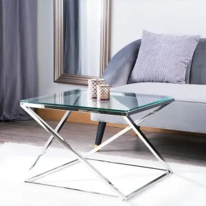 Beverly Soffbord 60 cm Silver - Möbler Endast idag