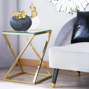 Sidobord Beverly 40 cm Guld - Möbler Rabatter