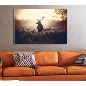 Tavla Lurking Deer 120x80 - Inredning & dekor Premium