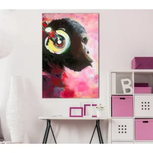 Tavla Monkey Music 60x90 - Inredning & dekor Kampanj