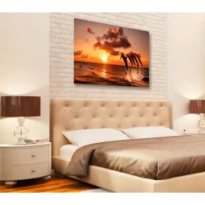 Trygg betalning Tavla The Dolphin's Dance 60x40 - Inredning & dekor