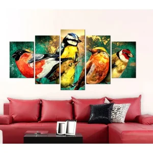 Tavla Birds Meeting 100x50 - Inredning & dekor Endast denna vecka