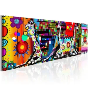 Snabb frakt Tavla Colourful Savannah 150x50 - Inredning & dekor