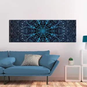 TAVLA Feathers (1 Part) Blue Narrow 120x40 - Inredning & dekor Snabb frakt