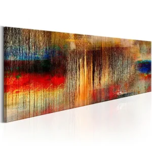 Tavla Autumn Rain 150X50 Flerfärgad|Gul|Orange Abstrakt - Inredning & dekor Säker betalning