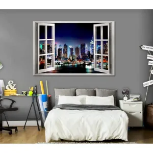 Begränsat erbjudande Tavla Window: View of New York 120x80 - Inredning & dekor