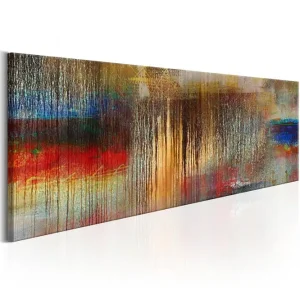 Tavla Colourful Rainstorm 150x50 - Inredning & dekor Erbjudande