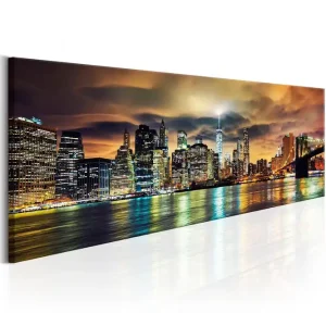 Tavla New York Sky 150x50 - Inredning & dekor Fynd
