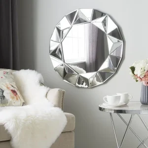 Rabatter Habay Spegel 70 cm Silver - Inredning