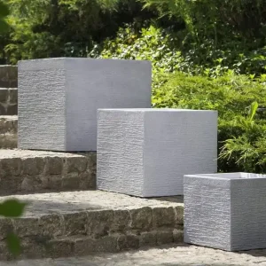 Paros Kruka 50 cm Vit - Inredning Endast idag
