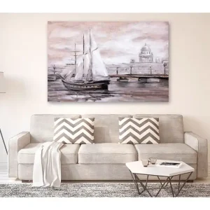 Tavla Charming Port 90x60 - Inredning & dekor Premium