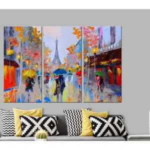 Tavla Rainy Paris 120x80 - Inredning & dekor Populär
